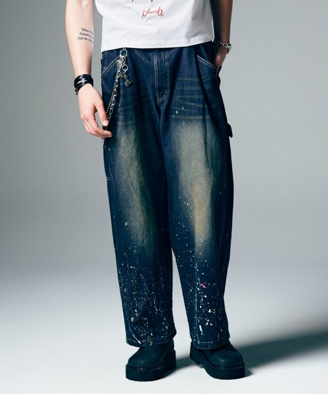 画像8: 【glamb 2026 Summer先行予約】glamb グラム / Red Dirt Splash Denim (1色展開) (8)