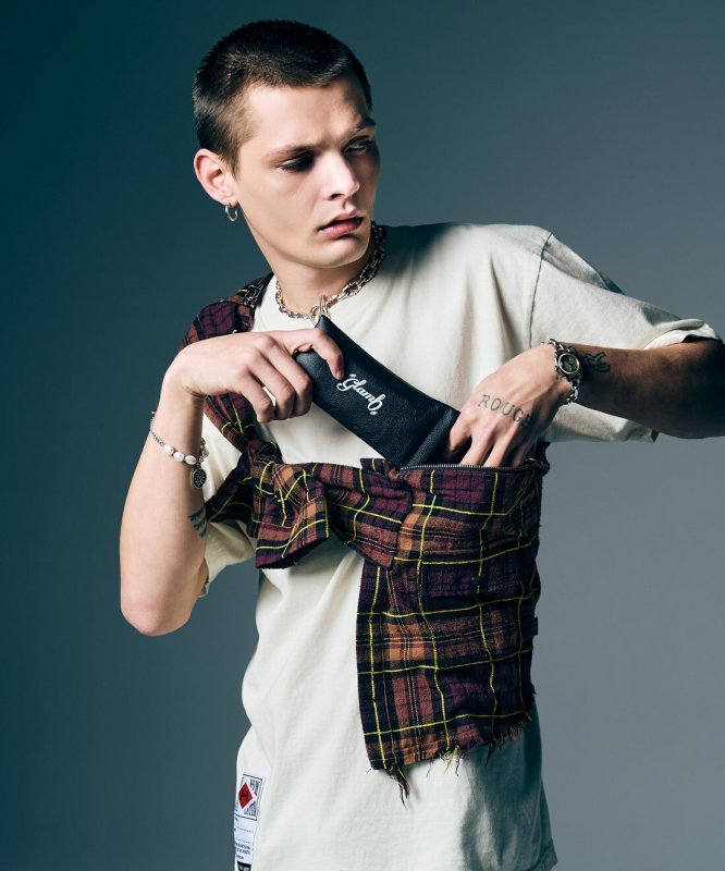 画像13: 【glamb 2026 Summer先行予約】glamb グラム / Check Shirt Bag (2色展開) (13)