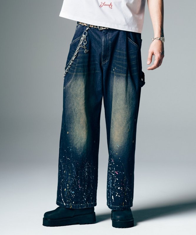画像9: 【glamb 2026 Summer先行予約】glamb グラム / Red Dirt Splash Denim (1色展開) (9)