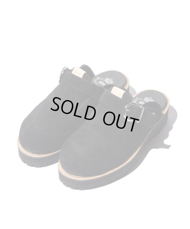 画像3: 【glamb 2026 Summer先行予約】glamb グラム / Cow Suede Clog Sandals (3色展開) (3)