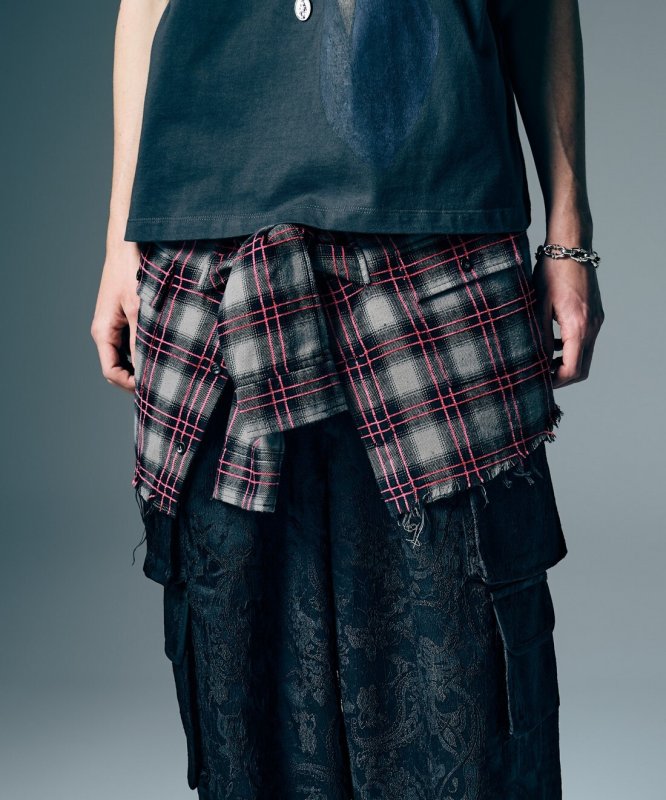 画像11: 【glamb 2026 Summer先行予約】glamb グラム / Check Shirt Bag (2色展開) (11)