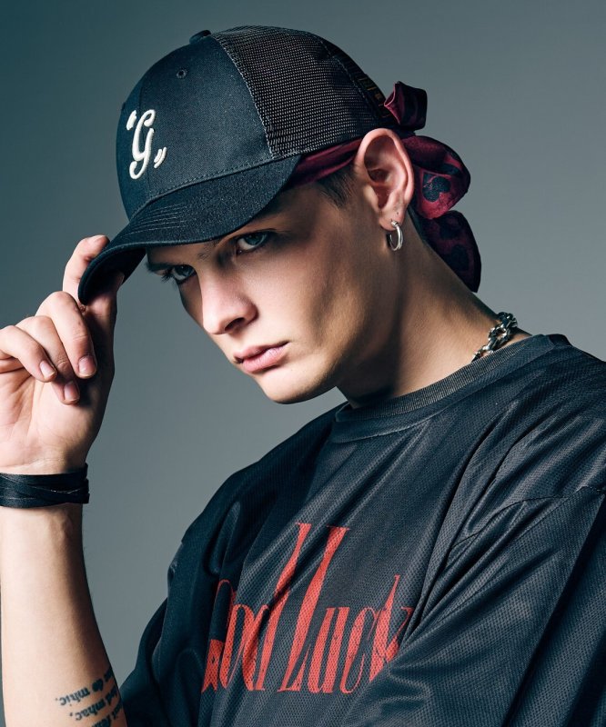 画像16: 【glamb 2026 Summer先行予約】glamb グラム / Mesh Initial Cap (2色展開) (16)