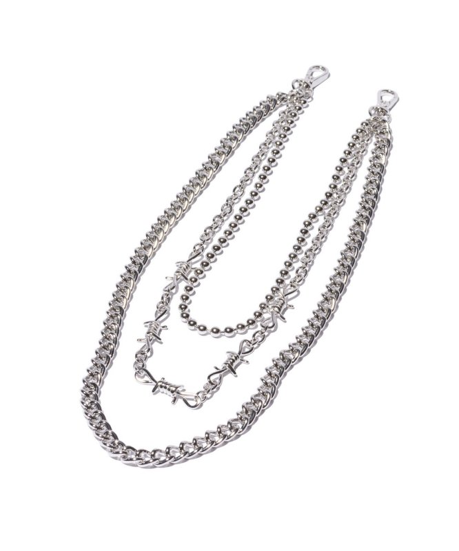 画像2: 【glamb 2026 Summer先行予約】glamb グラム / Triple Layer Wallet Chain (1色展開) (2)