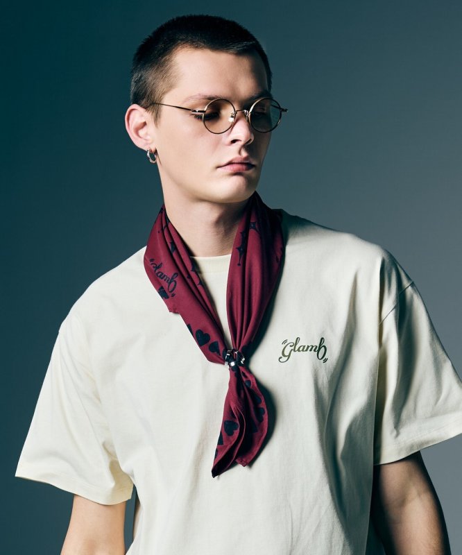 画像7: 【glamb 2026 Summer先行予約】glamb グラム / Skull Heart Bandana (2色展開) (7)