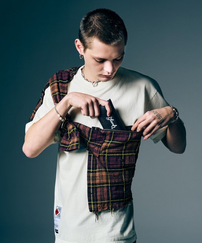 画像15: 【glamb 2026 Summer先行予約】glamb グラム / Check Shirt Bag (2色展開) (15)