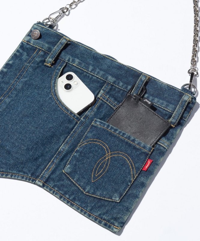画像7: 【glamb 2026 Summer先行予約】glamb グラム / Aged Denim Bag (2色展開) (7)