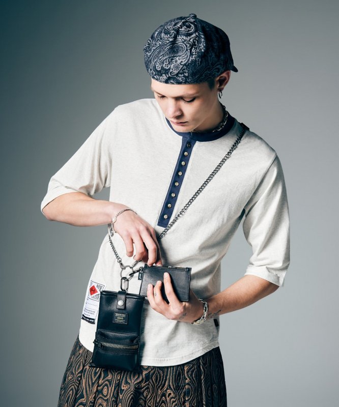 画像11: 【glamb 2026 Summer先行予約】glamb グラム / Leather Multi Pouch (1色展開) (11)