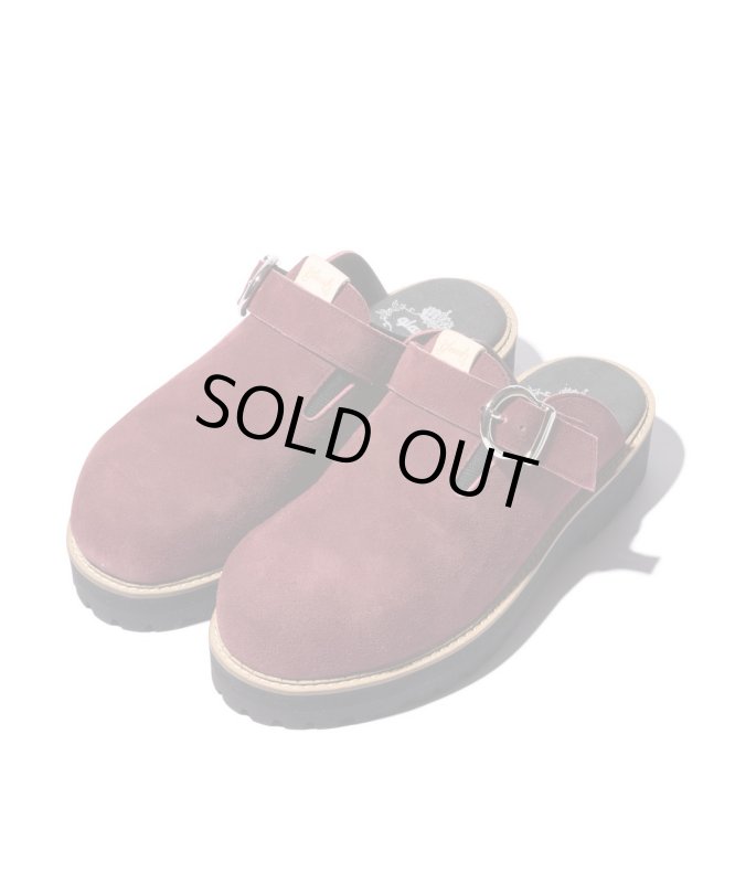 画像2: 【glamb 2026 Summer先行予約】glamb グラム / Cow Suede Clog Sandals (3色展開) (2)