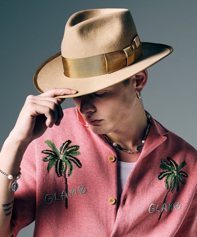 画像16: 【glamb 2026 Summer先行予約】glamb グラム / Wool Fedora Hat (2色展開) (16)