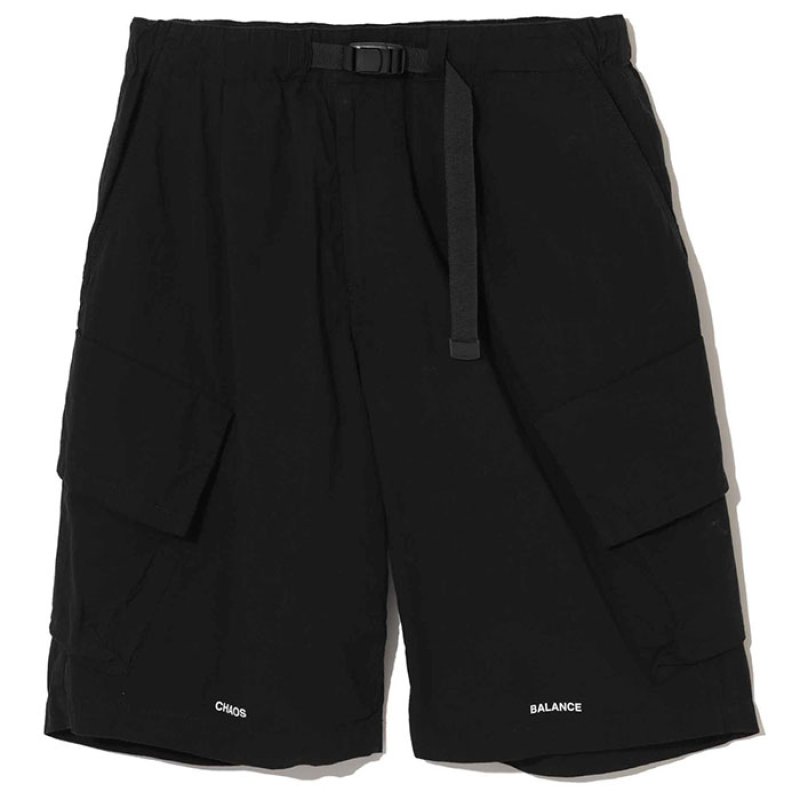 UNDERCOVER ブラックショートパンツ　Mサイズ UNDERCOVER アンダーカバー / UP1F4510-2 / カーゴショーツ (black)の