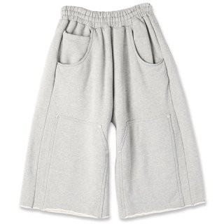 JIEDA /ジエダ 3/4 DOUBLE KNEE SWEAT PANTS JieDa ジエダ / 3/4 DOUBLE KNEE SWEAT PANTS (heather gray)の通販