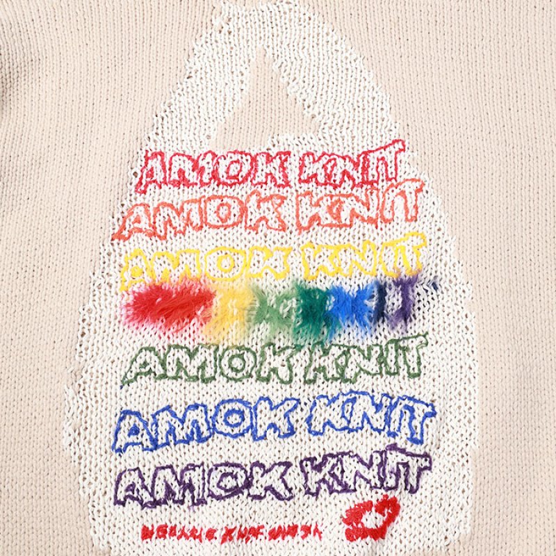 amok アモク / AMOK KNIT (white)の通販－INCENSE(インセンス)