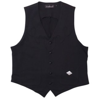 el conductorH コンダクター / COTTON WESTERN SWITCH VEST (black)の