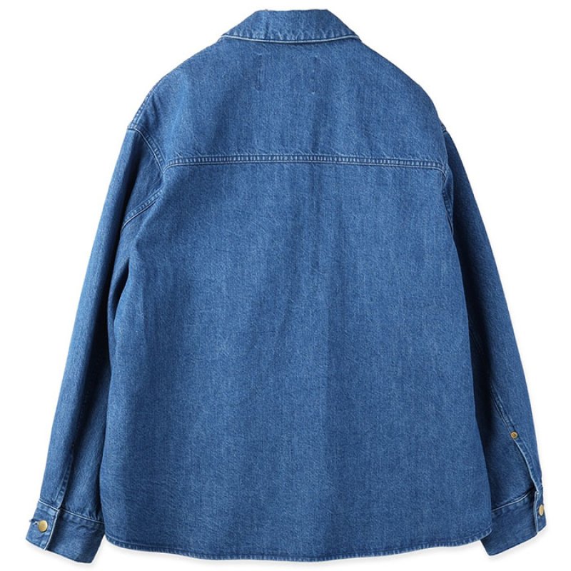 CULLNI クルニ / Front Fly Denim Minimum Jacket (blue)の通販