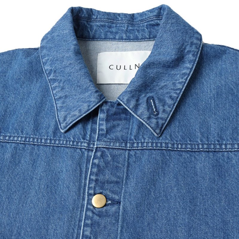 CULLNI クルニ / Front Fly Denim Minimum Jacket (blue)の通販
