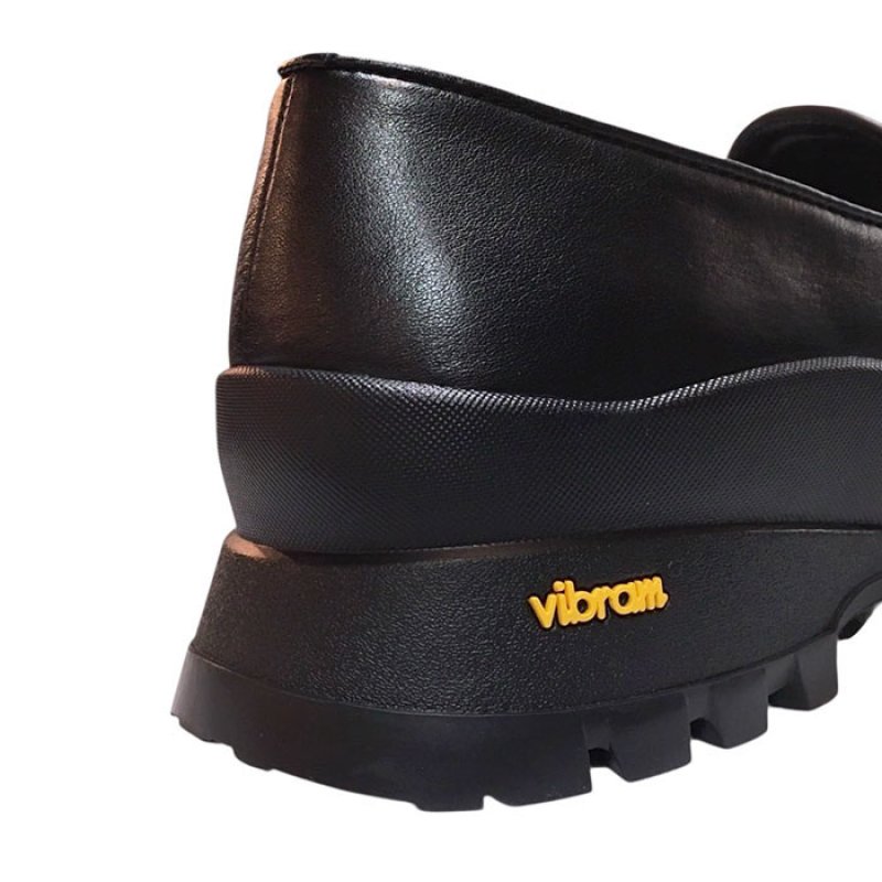 LAD MUSICIAN ラッドミュージシャン / COW LEATHER OPERA SHOES (black