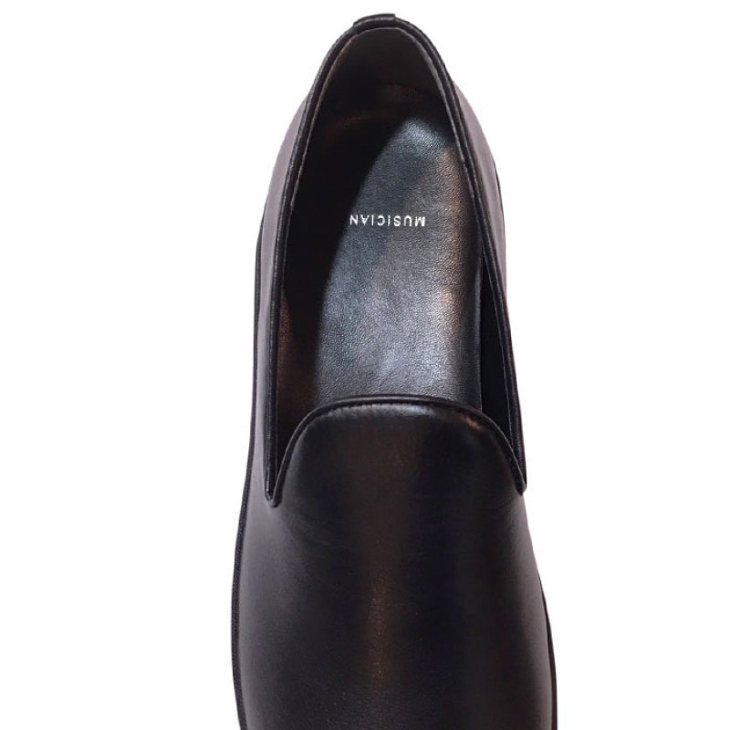 LAD MUSICIAN ラッドミュージシャン / COW LEATHER OPERA SHOES (black
