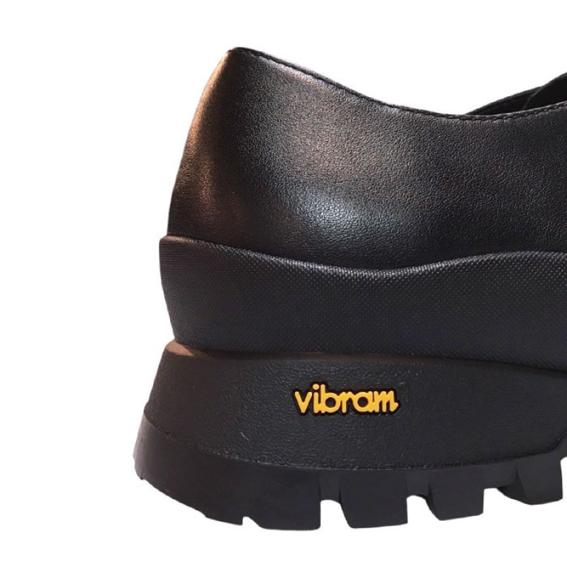 LAD MUSICIAN ラッドミュージシャン 厚底ローファー ビブラム44 LAD MUSICIAN ラッドミュージシャン / COW LEATHER DERBY SHOES (black