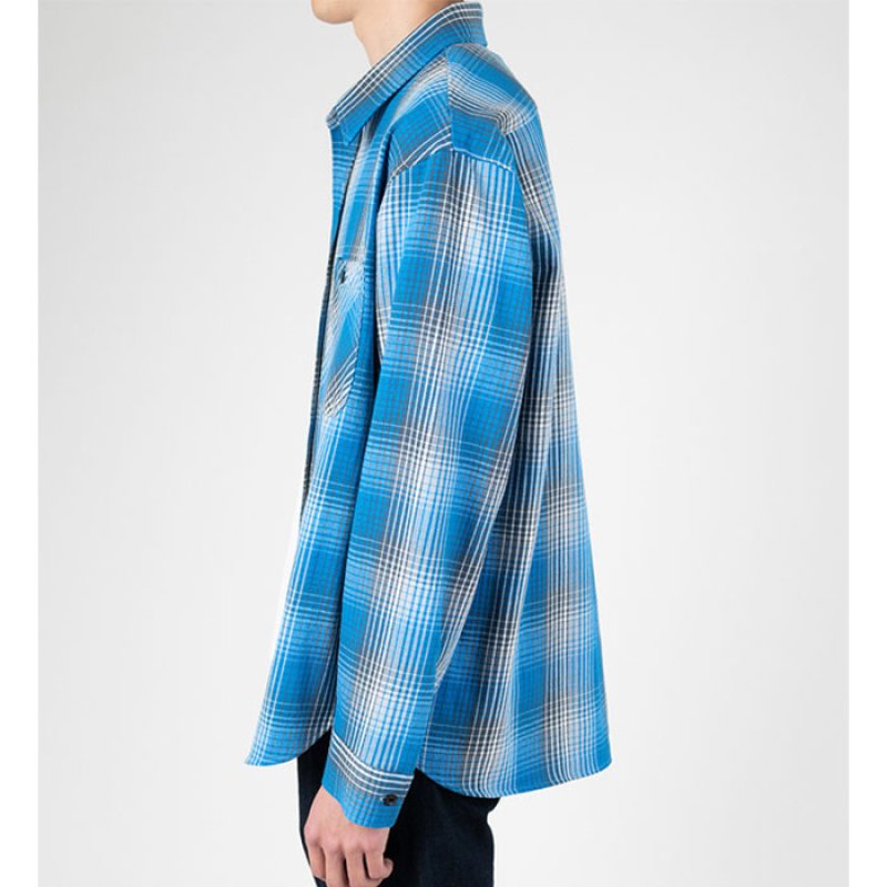 LAD MUSICIAN ラッドミュージシャン / COTTON FLANNEL CHECK BIG SHIRT