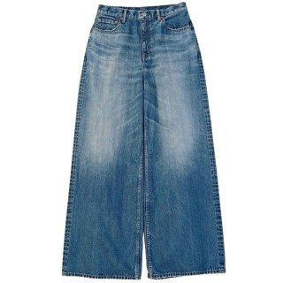 VICTIM ヴィクティム / x HAGUN WIDE PIPE DENIM PANTS (blue)の通販