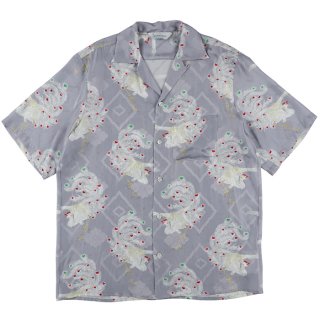 NIPOALOHA ニポアロハ / SILK CUPRO SHORT SLEEVE ALOHA SHIRT (MAIKO