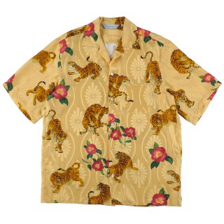 NIPOALOHA ニポアロハ / SILK CUPRO SHORT SLEEVE ALOHA SHIRT