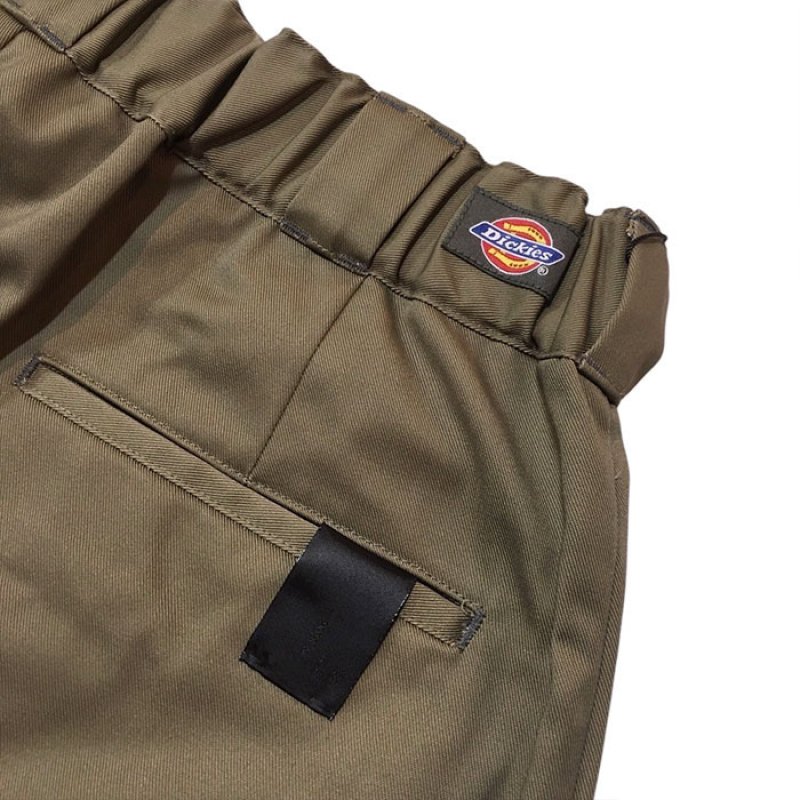 N.HOOLYWOOD エヌハリウッド / x Dickies 2TUCKS HALF PANTS (khaki)の