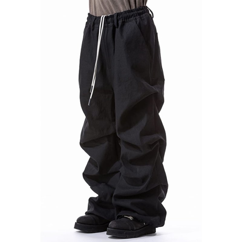 A.F ARTEFACT エーエフアーティファクト / DENIM TUCK WIDE PANTS