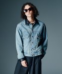 画像9: 【glamb 2026 Autumn先行予約】glamb グラム / Leather Combination Denim Jacket (2色展開) (9)