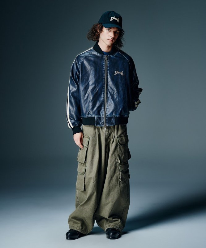 画像15: 【glamb 2026 Autumn先行予約】glamb グラム / Fade Leather Track Jacket (2色展開) (15)