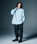 画像6: 【glamb 2026 Autumn先行予約】glamb グラム / Stripe Logo Oxford Shirt (2色展開) (6)