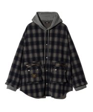 画像3: 【glamb 2026 Autumn先行予約】glamb グラム / 4XL Hoodie Shirt (2色展開) (3)