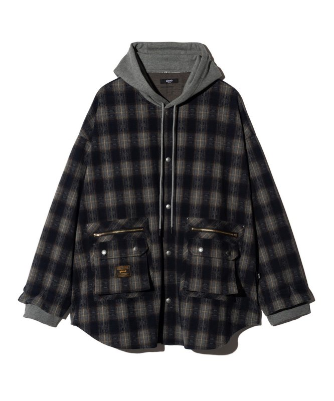 画像3: 【glamb 2026 Autumn先行予約】glamb グラム / 4XL Hoodie Shirt (2色展開) (3)