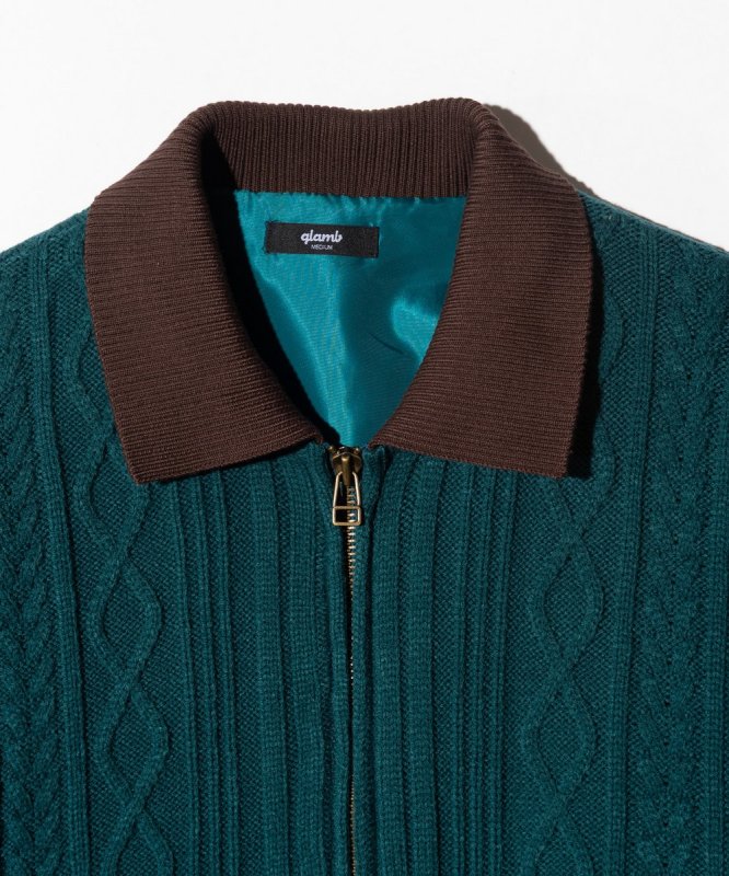 画像4: 【glamb 2026 Autumn先行予約】glamb グラム / Knit A-2 Jacket (2色展開) (4)