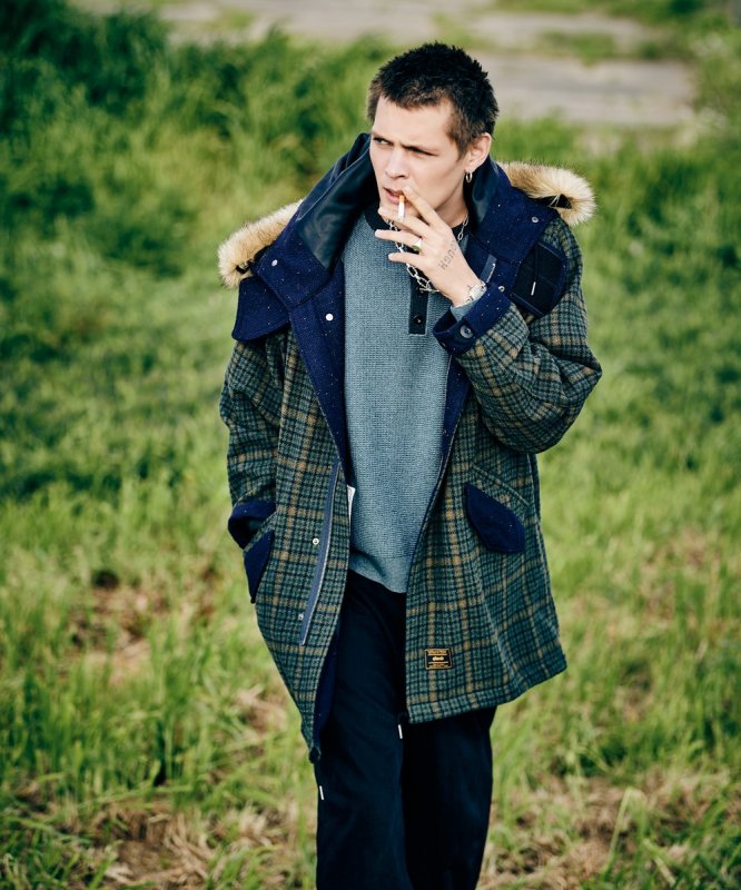 画像34: 【glamb 2026 Autumn先行予約】glamb グラム / High Neck Mods Coat (3色展開) (34)