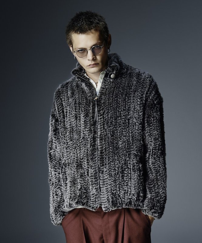 画像8: 【glamb 2026 Autumn先行予約】glamb グラム / Rabbit Fur Jacket (3色展開) (8)
