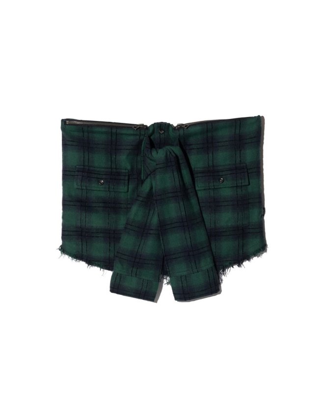 画像2: 【glamb 2026 Autumn先行予約】glamb グラム / Check Shirt Bag (2色展開) (2)