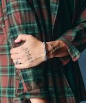 画像3: 【glamb 2026 Autumn先行予約】glamb グラム / Barbed Wire Half Bangle (1色展開) (3)