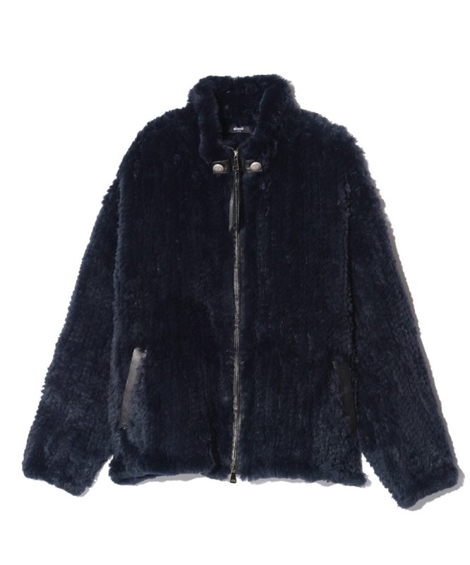 画像2: 【glamb 2026 Autumn先行予約】glamb グラム / Rabbit Fur Jacket (3色展開) (2)