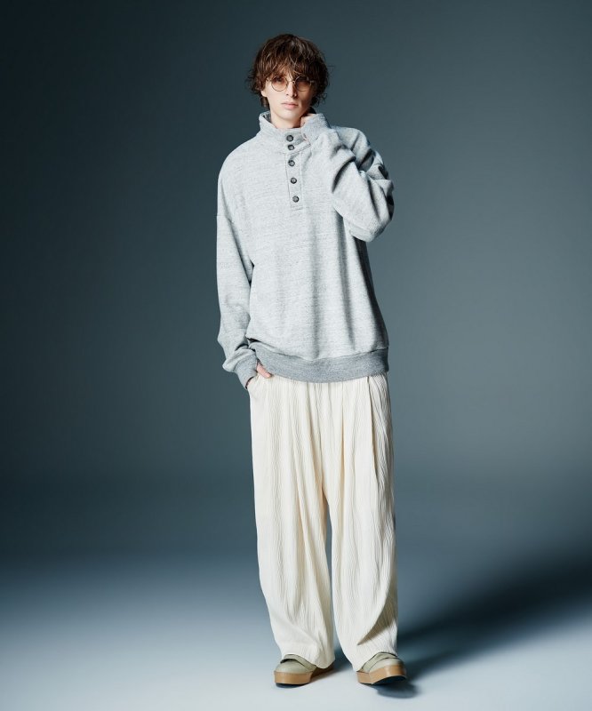 画像6: 【glamb 2026 Autumn先行予約】glamb グラム / Henley High Neck Sweat (2色展開) (6)