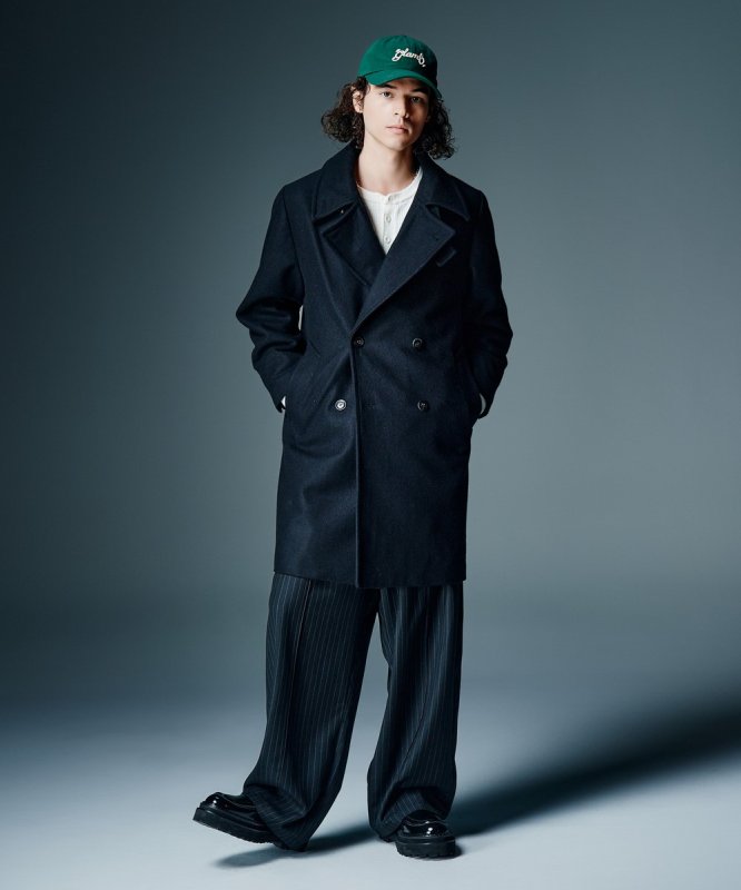 画像20: 【glamb 2026 Autumn先行予約】glamb グラム / Double Breasted Chesterfield Coat (2色展開) (20)