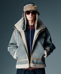 画像11: 【glamb 2026 Autumn先行予約】glamb グラム / Synth Mouton Reversible Jacket (2色展開) (11)