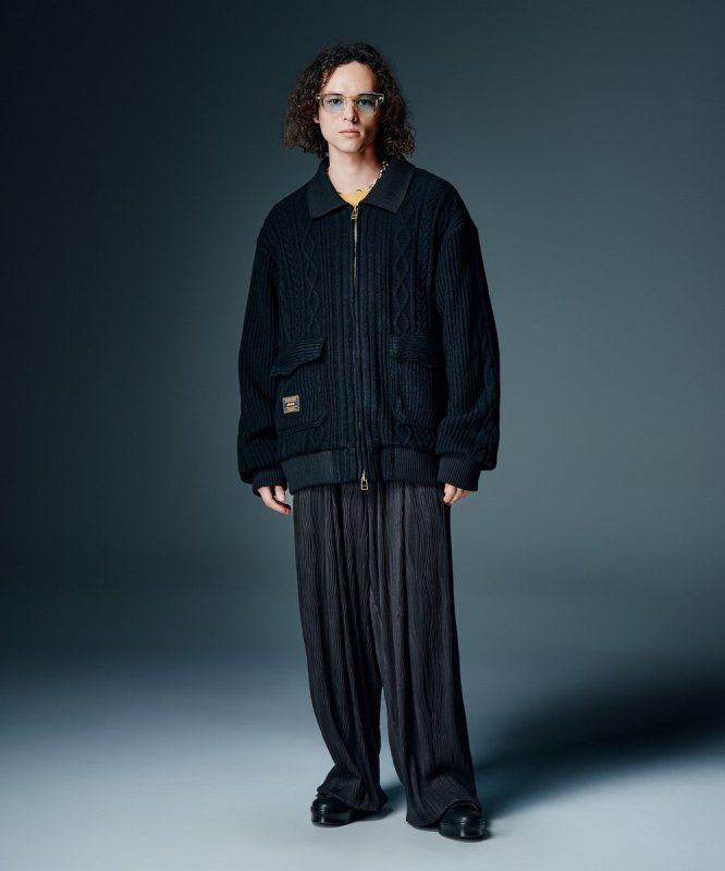 画像17: 【glamb 2026 Autumn先行予約】glamb グラム / Knit A-2 Jacket (2色展開) (17)