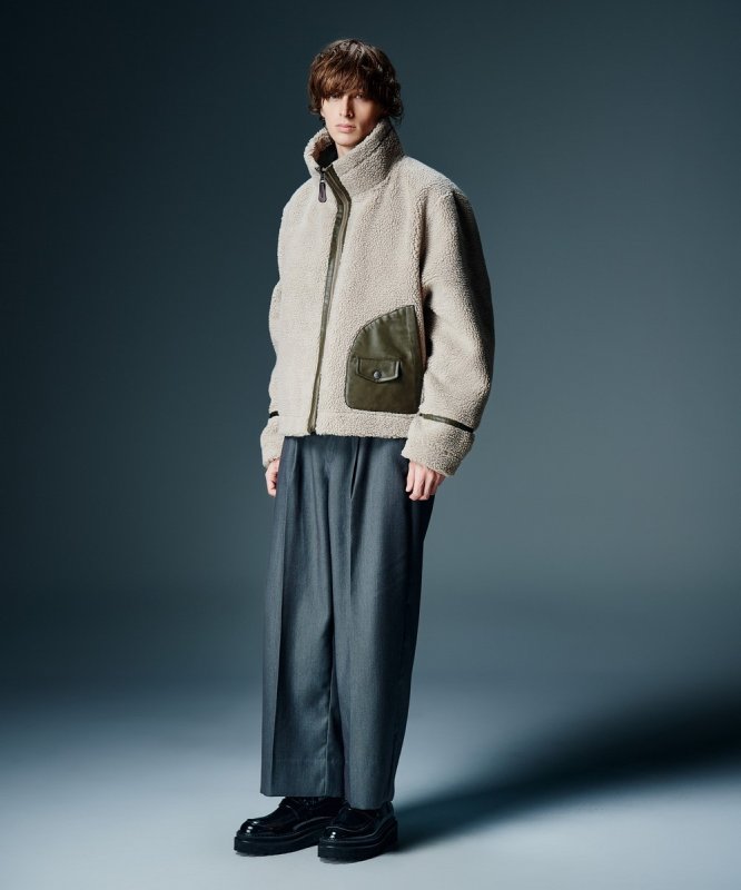 画像17: 【glamb 2026 Autumn先行予約】glamb グラム / Suit Fabric Baggy Pants (3色展開) (17)