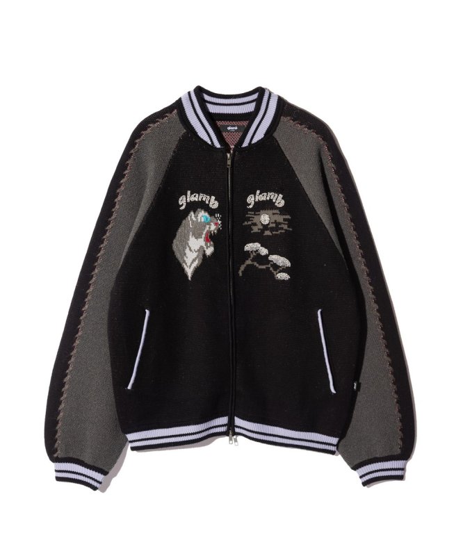 画像3: 【glamb 2026 Autumn先行予約】glamb グラム / Peace Tiger Knit Ska Jumper (3色展開) (3)