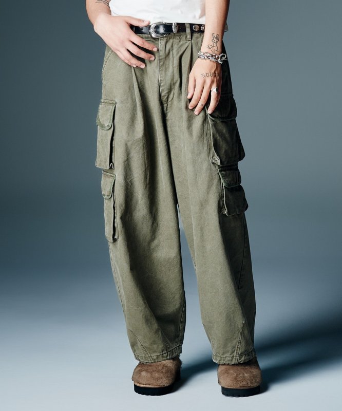 画像32: 【glamb 2026 Autumn先行予約】glamb グラム / Fade Asymmetry Cargo Pants (3色展開) (32)