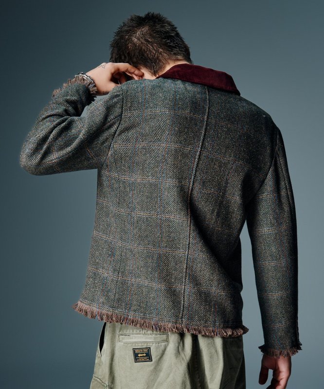 画像11: 【glamb 2026 Autumn先行予約】glamb グラム / Tweed Combination Blouson (3色展開) (11)