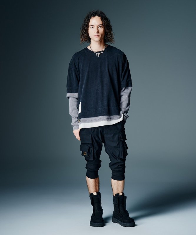 画像11: 【glamb 2026 Autumn先行予約】glamb グラム / Sarrouel Rib Cargo Pants (2色展開) (11)
