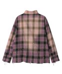 画像2: 【glamb 2026 Autumn先行予約】glamb グラム / Paint Splash Check Shirt (2色展開) (2)