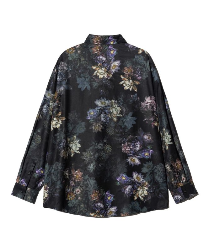 画像2: 【glamb 2026 Autumn先行予約】glamb グラム / Nightfall Flower Shirt (2色展開) (2)